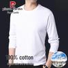 Pierre Cardin Men's Long-Sleeve Cotton T-Shirt