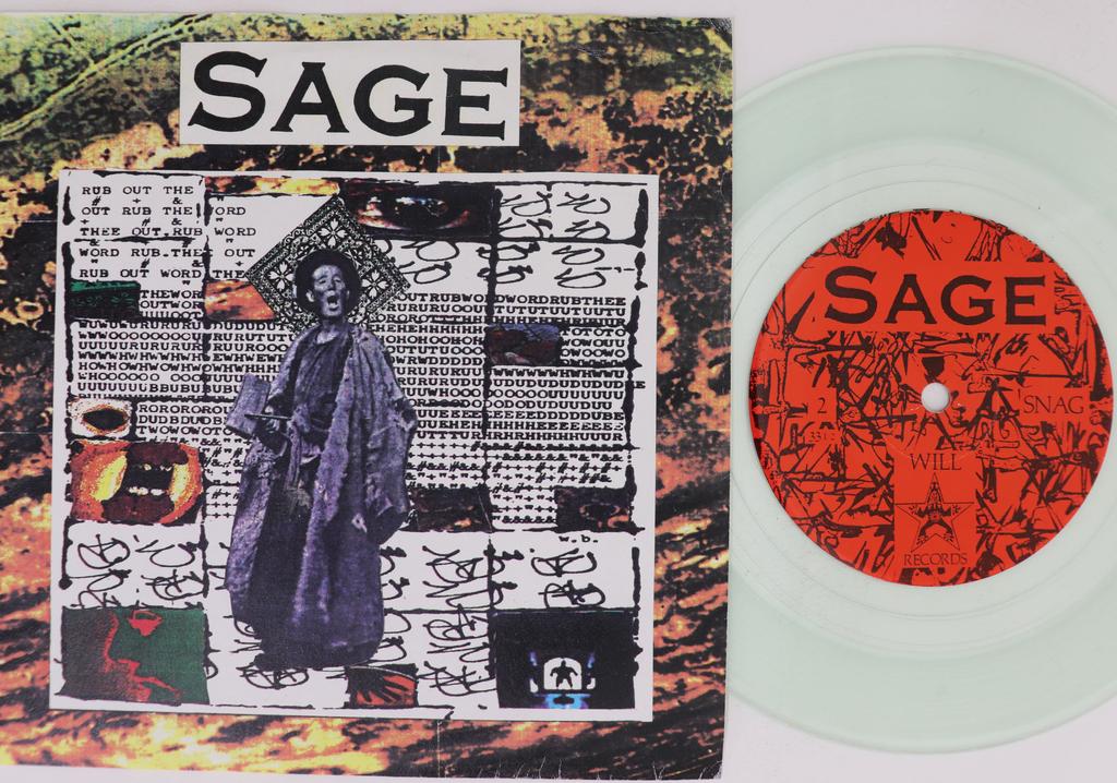 7inch Record SAGE - Snow / Snag SAGE01 WILL 1991 US Rock Used