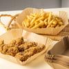 Einweg-Papiereinlage für die Heißluftfritteuse, Antihaft-Matte, Dampfgarer, quadratische Papierbackmatten, Küchen-Heißluftfritteusen-Werkzeuge, Backzubehör