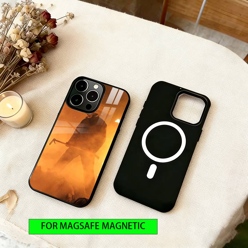 Halloween Michael Myers Phone Case For iPhone17,16,15,14,13,12,11 Plus,Pro Magnetic with Magsafe Wireless Charging