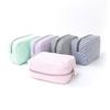 Toiletry Bag Stripe Makeup Bag Travel Cosmetic Bag Aesthetic Storage Bag Lovely Cosmetic Brush Case for Woman Girls