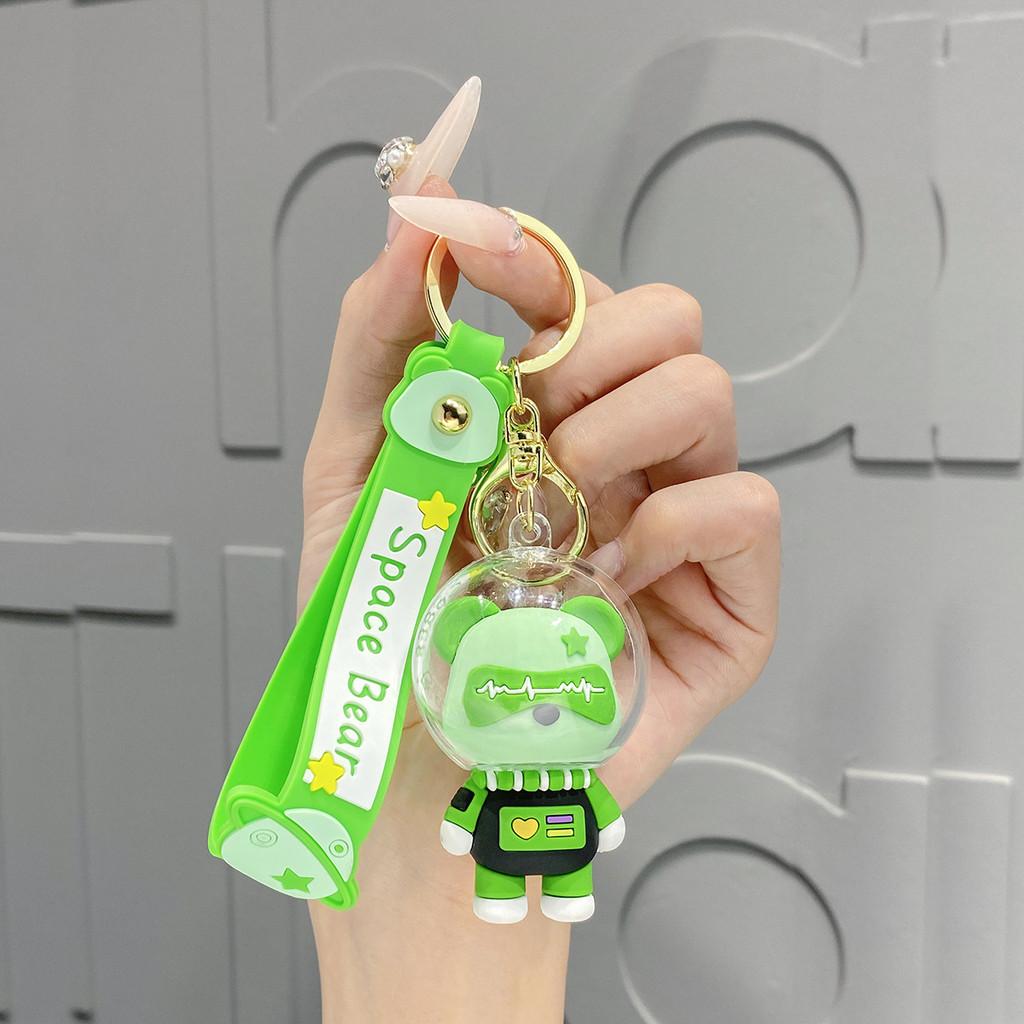 Adorable Space Bulldog Keychain Colorful Pvc Cartoon Accessories For All Occasions