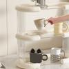 Plastic Cup Organizers Rack for Desk Practical Desk Cup Storage Rack Multi Layer Rack for Students and Professionals