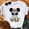 Fashion Disney Cartoon Men Tees Mickey Mouse T Shirt Women Summer Family Clothing Female T-shirts Streetwear Y2k Ladies Blouses