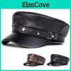 Leather Star Pu Navy Cap Street Fashion Men And Women Hat Casual Waterproof Hats Casual Caps