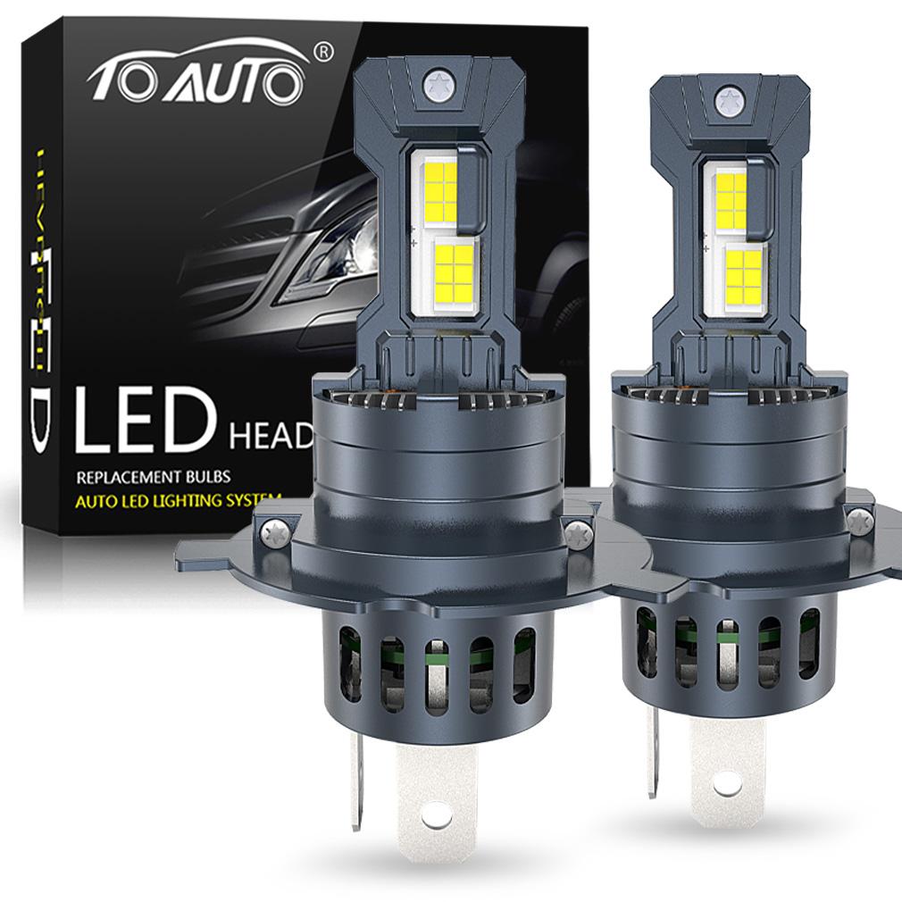 TOAUTO H4 LED Lights Bulbs 300W 30000LM Car Headlights H11 9005 H7 LED Headlight Canbus Turbo Lights for Car 6000K 12V 24V