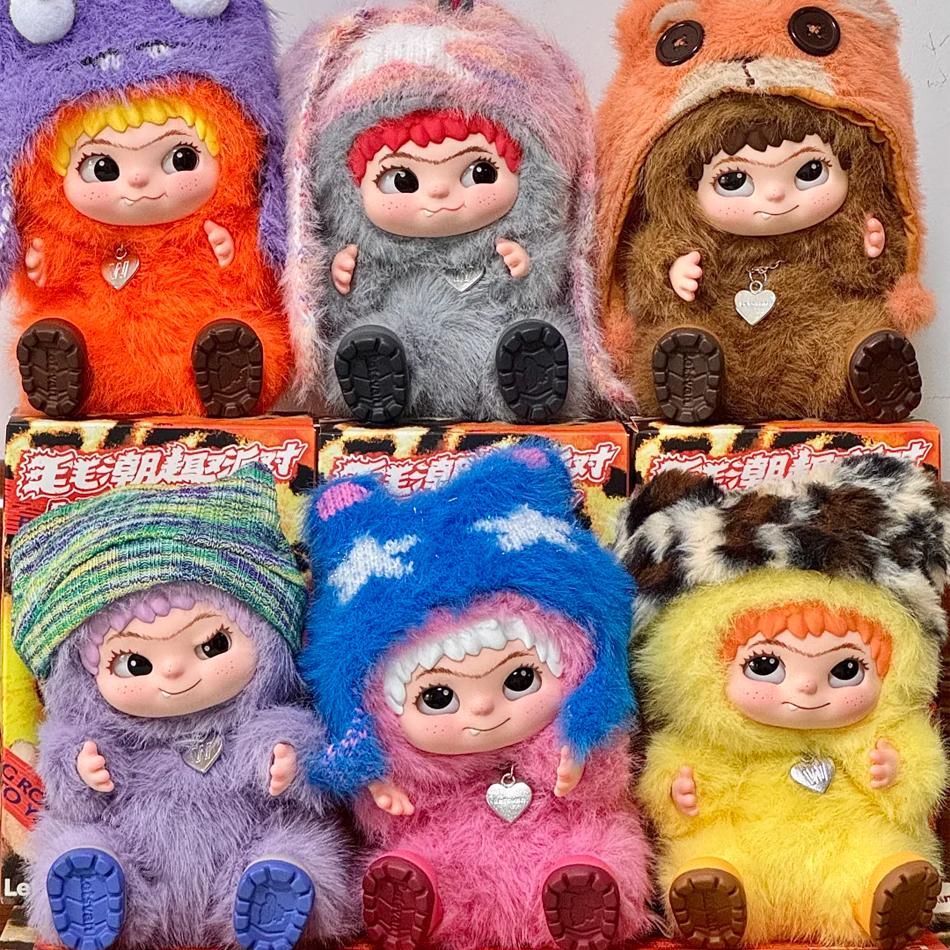 Wakuku V1 V2 Blind Box Fox & Bunny Trick Or Treat Series Vinyl Doll Suprise Bag Keychain Trendy Toy Mystery Box Gifts