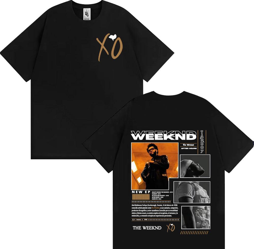 

Retro The Weeknd After Hours Album Graphic Tshirts for Unisex Vintage 90s Hip Hop Gothic Tee Shirt Casual Oversized Unisex Tshirt S