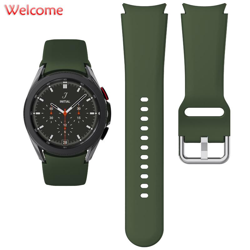 Cinturino per Samsung Galaxy Watch 7/6/5/4 44mm 40mm 5 Pro 45mm Braccialetto in Silicone per Samsung Watch 4/6 Classic 46mm 42mm 47mm 43mm