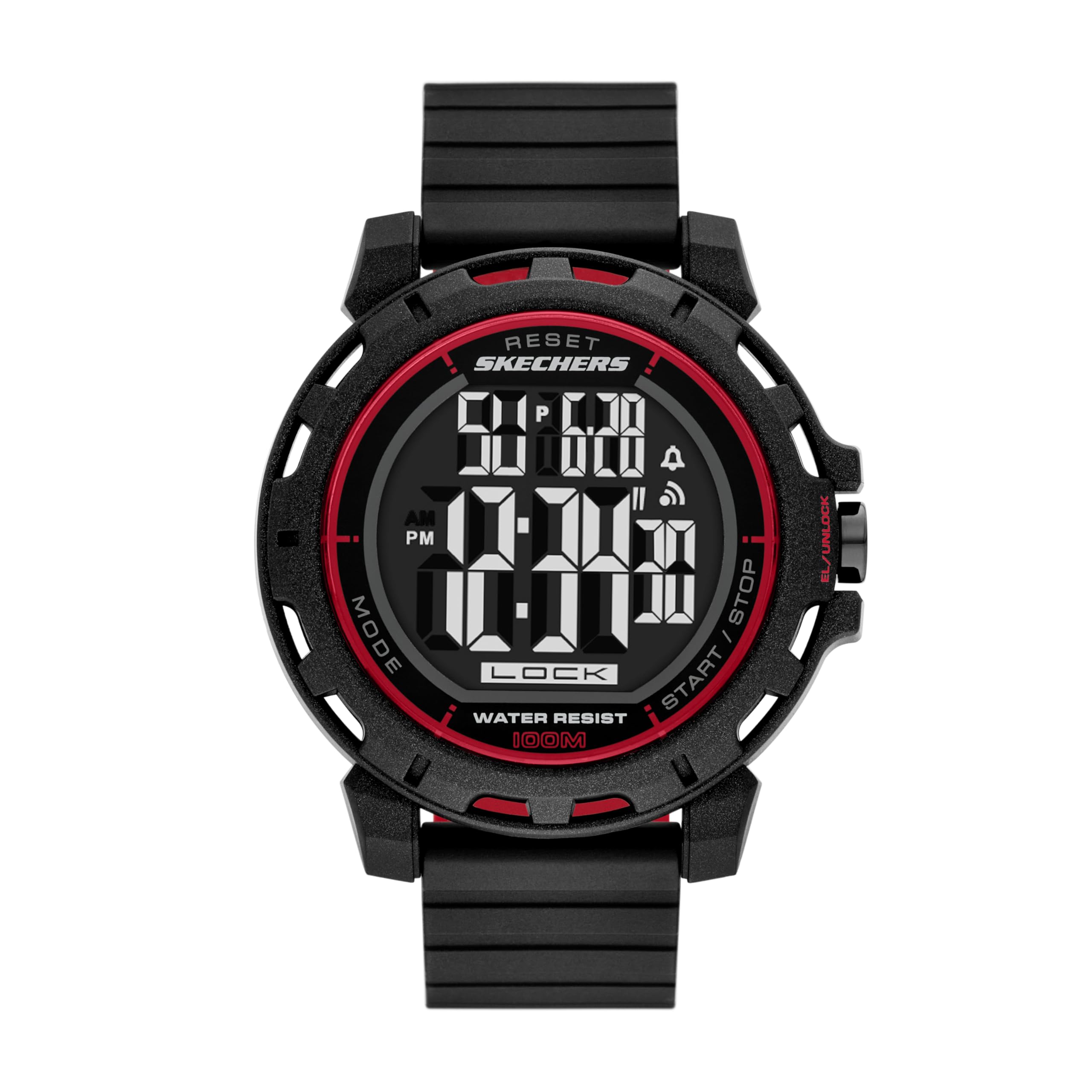 

Skechers Мужские часы NEWKIRK SR5253 черного цвета, чёрный