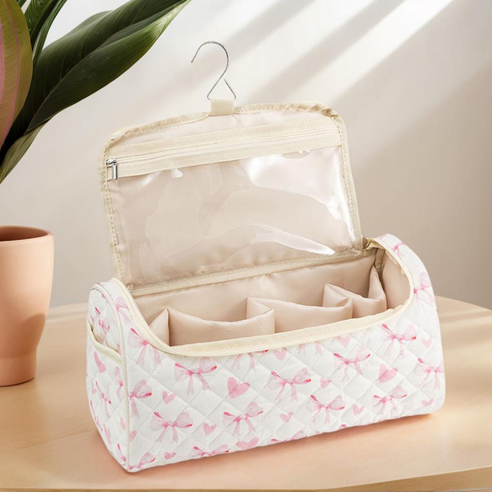 Travel Makeup Case Large Capacity Hair Dryer Storage Bag Toiletry Organizer Bag for Women Girls Daily Use