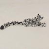 3D Printed Animals Figurine Articulated Simulation Figurine Cute Snow Leopard Model  Home Decor
