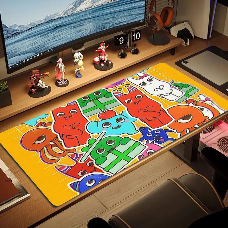Garten of Banban Print Cushion Non-slip Laptop Tablet Big Mousepad XXL Mat Mini PC Playmat With Lock Edge