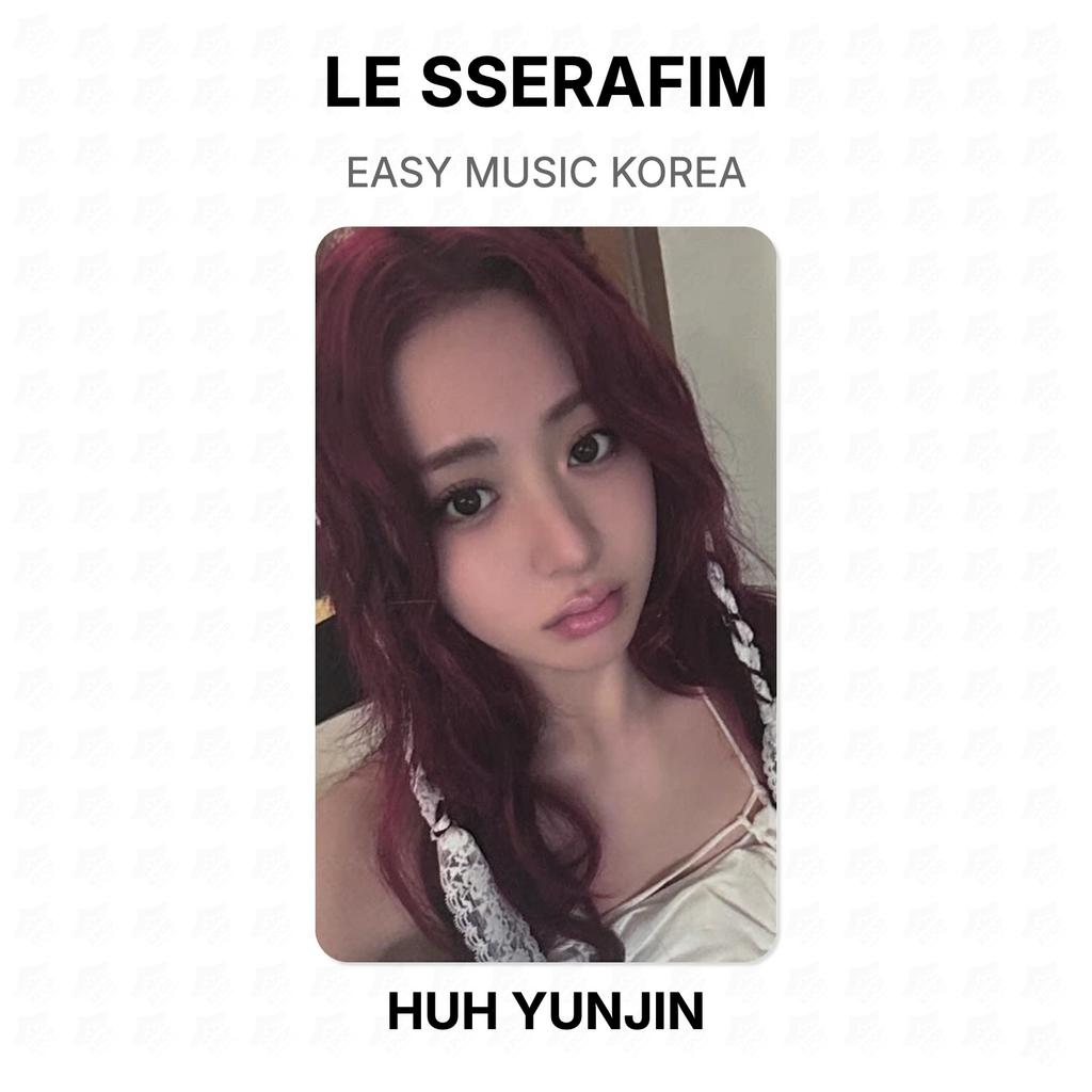 LE SSERAFIM EASY MUSIC KOREA Official Photocard