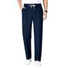 Men’s Straight Leg Casual Pants with Elastic Waistband and Pockets Drawstring Waist Lightweight Athletic Trousers for Everyday Wear