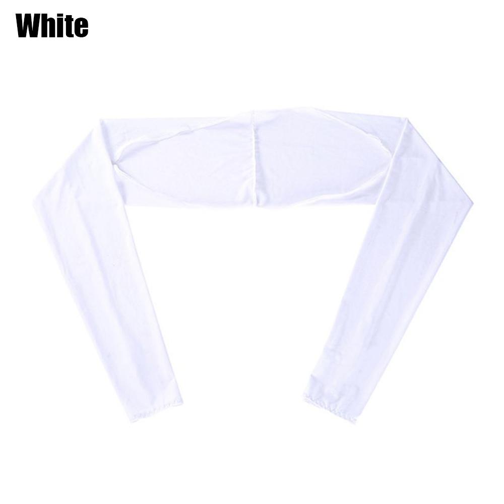 Silk Finger Hole Cycling Sleeves Women Shawl Arm Sleeve Sports Glove Sun Sleeves Sun UV Protection