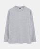 TOPBOY Basic Standard Fit 30-Count Plain Long Sleeve T-Shirt Gray