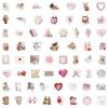 120 Coquette Cute Graffiti Stickers for Car, Notebook, and Luggage Decoration