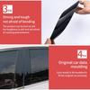 6 Pcs Side Door Window Cover Trim,Glossy Black Pillar Posts Decal Sticker For Civic Sedan 10Th Gen 2016‑