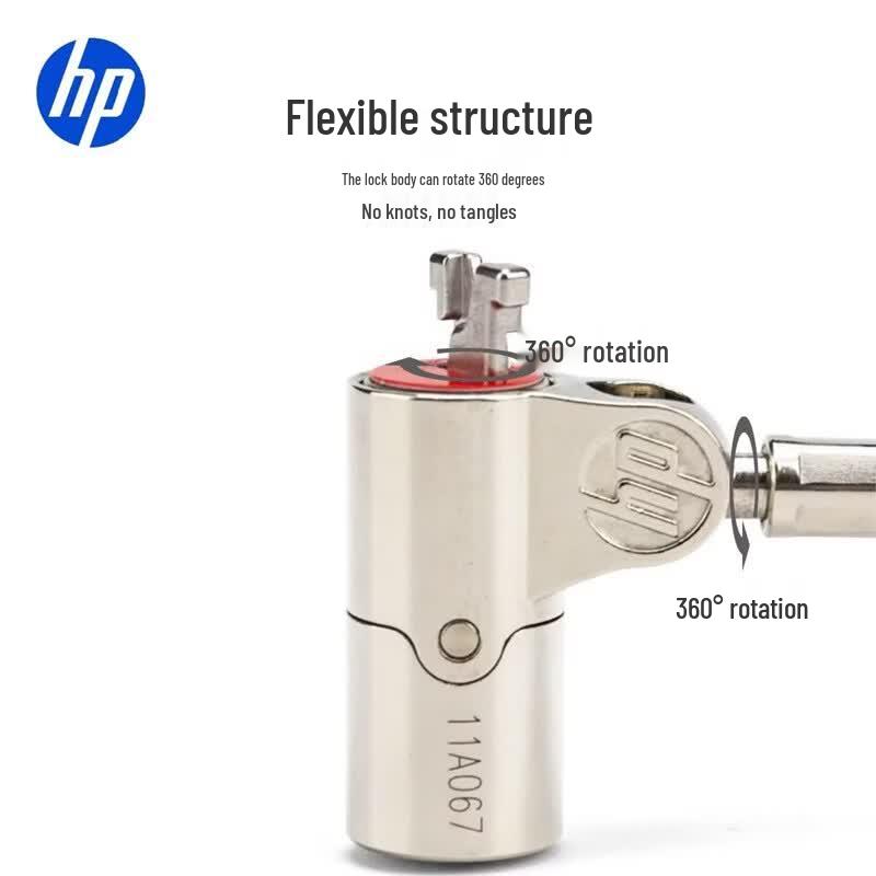HP Replaceable Head Laptop Security Cable Lock