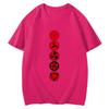 Japanese Anime Naruto Uchiha Itachi Print T Shirt Cotton Short Sleeve Unisex Couple Streetwear Tops