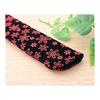 Sensu Case Inden Flower/Red 23.5cm Elegant Japanese Pattern Protects Sensu from Scratches Curved Opening for Easy Insertion and Removal Ideal for