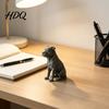 Customizable 3D Printed Dog Bulldog Sculpture Realistic Sitting Figurine Collectible Handmade Animal Model for