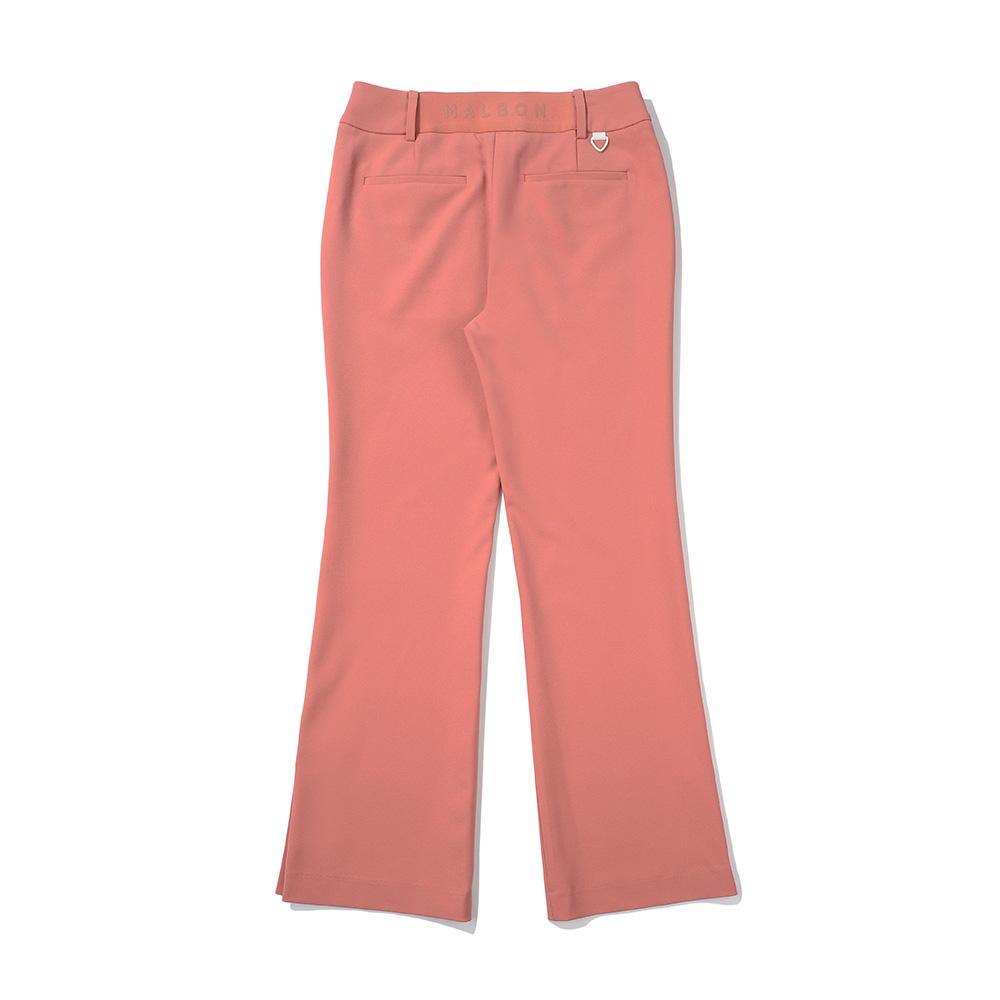 MALBON GOLF Slit Point Bootcut Pants Pink (Woman)