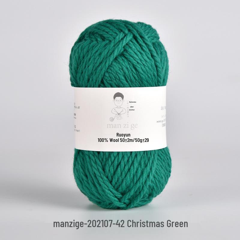 100% reine Wolle Grobgarn zum Handstricken von Mänteln, Schals und Pullovern - 5 mm dick