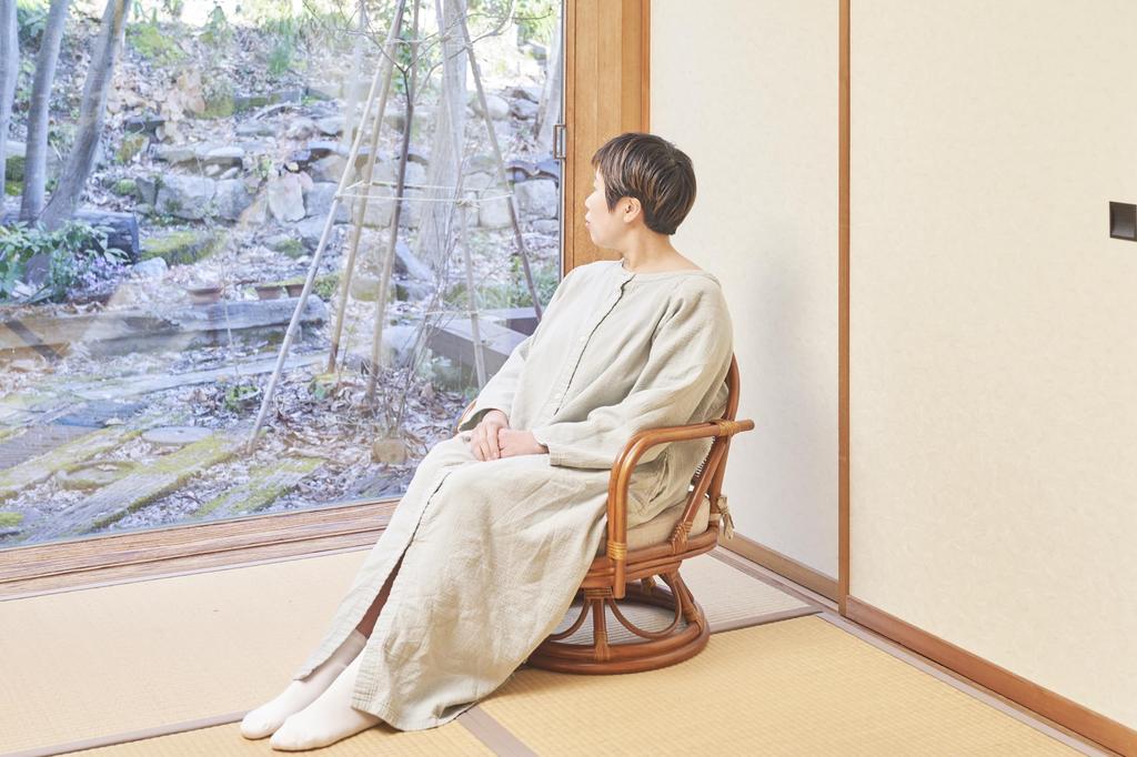 Otake Sangyo Židle Otočná Ratan Ratanová Hnědá 50x48x60cm Ratanová Židle Střední Typ OTK-300-MX-1