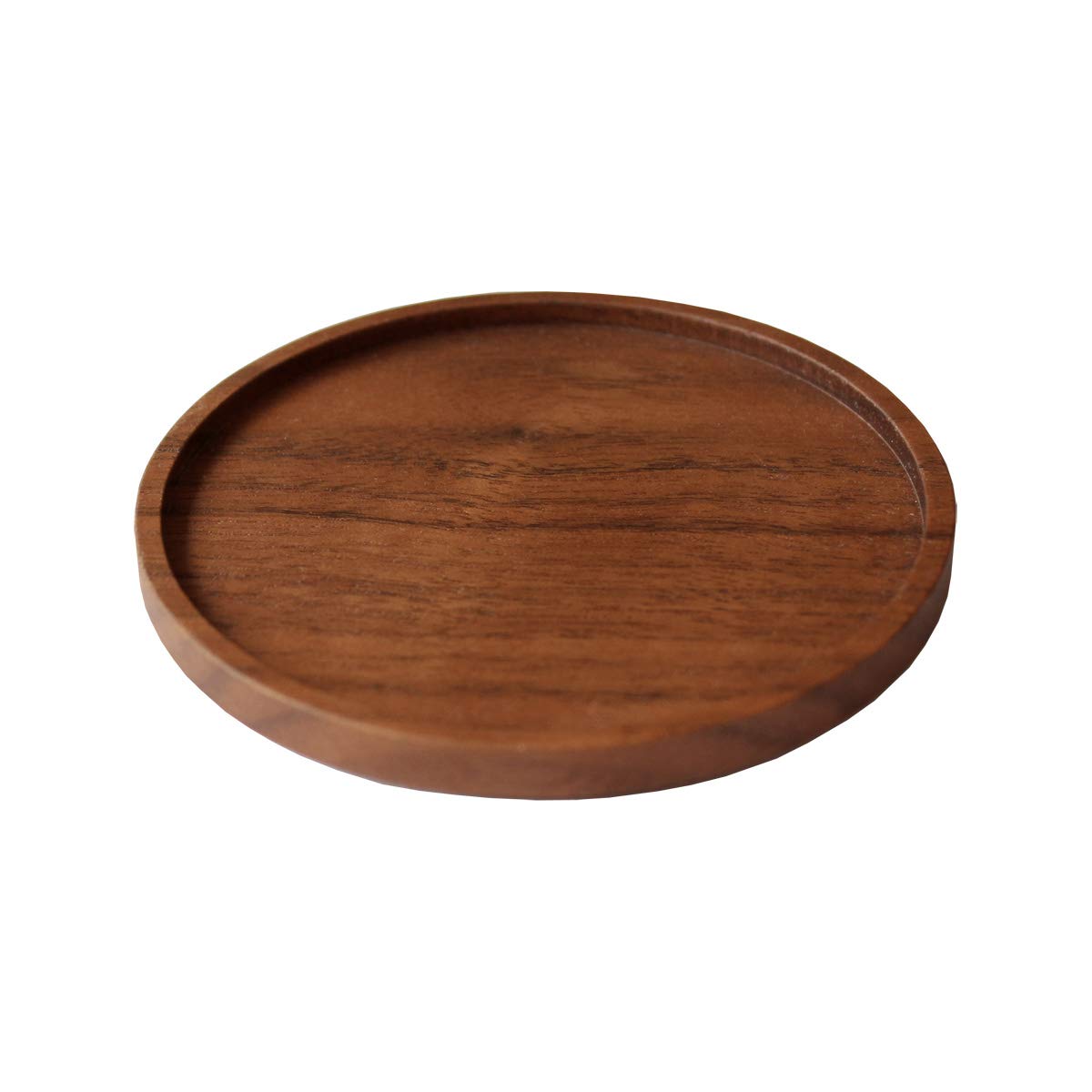 

Luxurious wooden coaster made from natural solid wood Coaster Round (walnut)