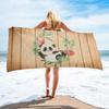 Panda Beach Towel Bathroom Cute Cartoon Animal Soft Quick-drying Bath Towel Kids Teen Adults Gifts Shower Summer Blanket Towels