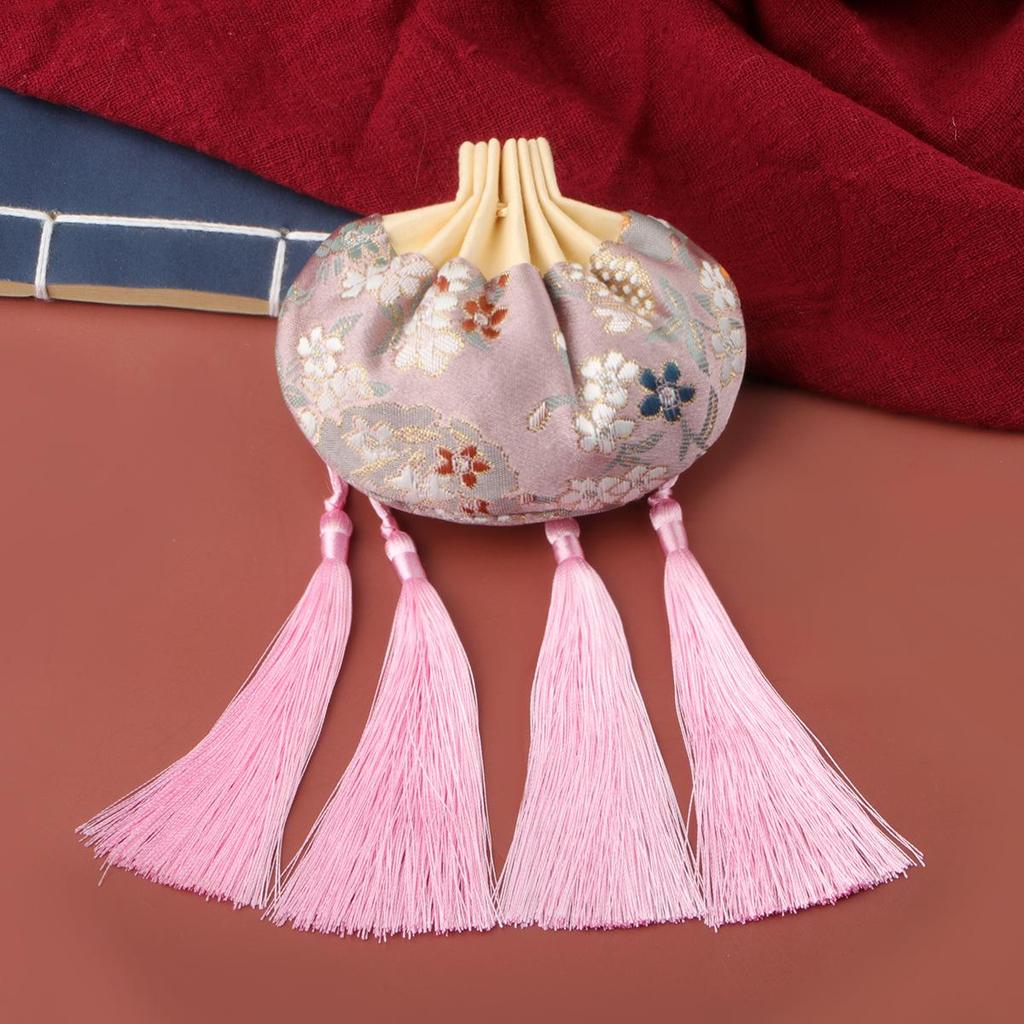 Dragon Boat Festival Hanfu Scent Sachet: Embroidered Mosquito Repellent Coin Purse Necklace