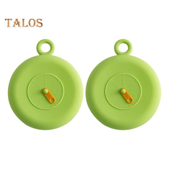 

2 шт. силиконовая крышка, устойчивая к высоким температурам, пищевая с подвесным отверстием, уплотнительная крышка для кухонной организации M