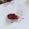10Pcs Diy Earring Necklace Bracelet Accessories Simulation Red Cardiac Organ Resin Charms Hallowmas Pendant For Jewelry Making