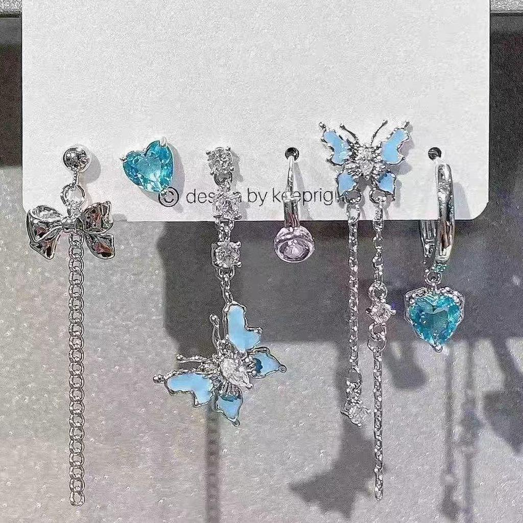 "2025 Elegant Butterfly Earrings Set: Chic, High-End Design for Women"