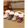 Autumn Winter Children's Floor Socks Baby Indoor Home Walking Socks Fleece Lined Thickened Infant Non-Slip Socks Shoes Socks