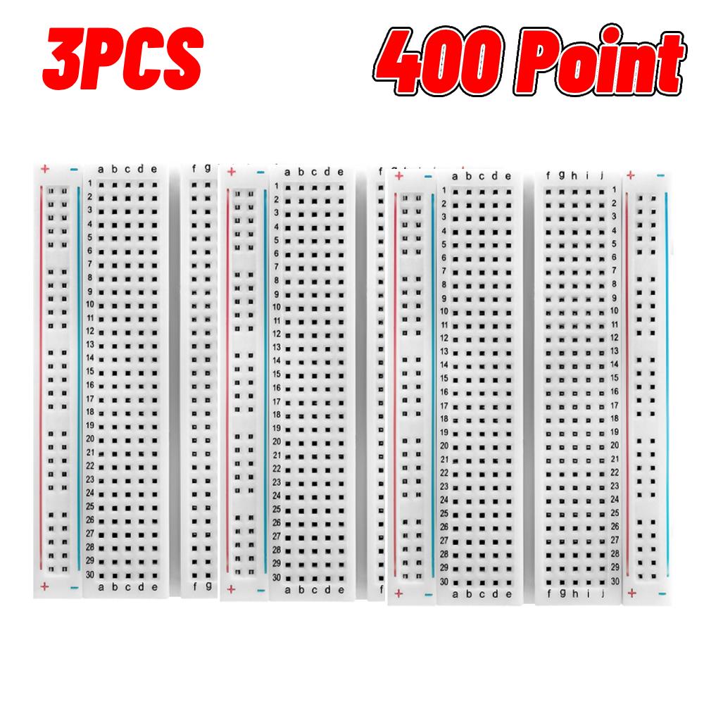 

1-20 шт. Макетна плата 400 830 точок Плата PCB MB-102 MB102 Тестування Розробка Nodemcu Raspberri PI 2 LCD Високочастотний 40-контактний кабель Dupont