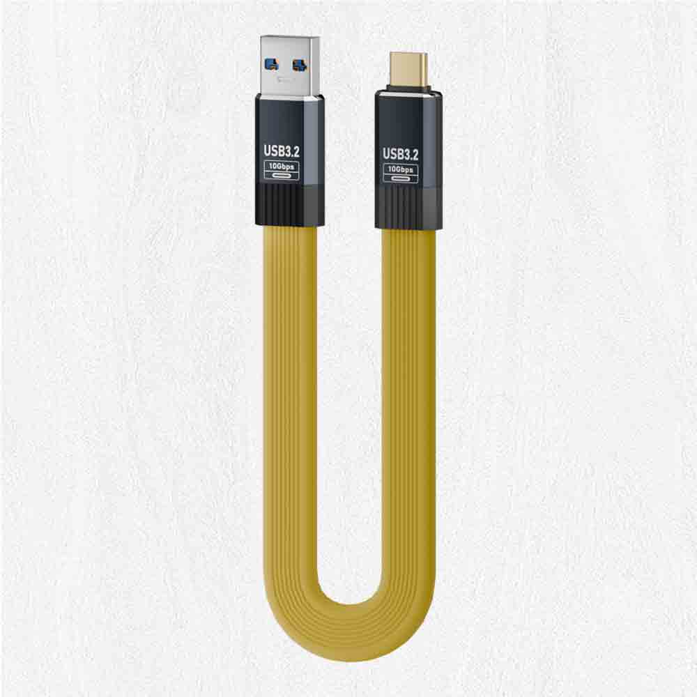 USB3.2 Soft Board Data Cable USB A toType-C 36W Fast Charging Cable 10Gbps Transmission Suitable for Mobile Phones and Computers