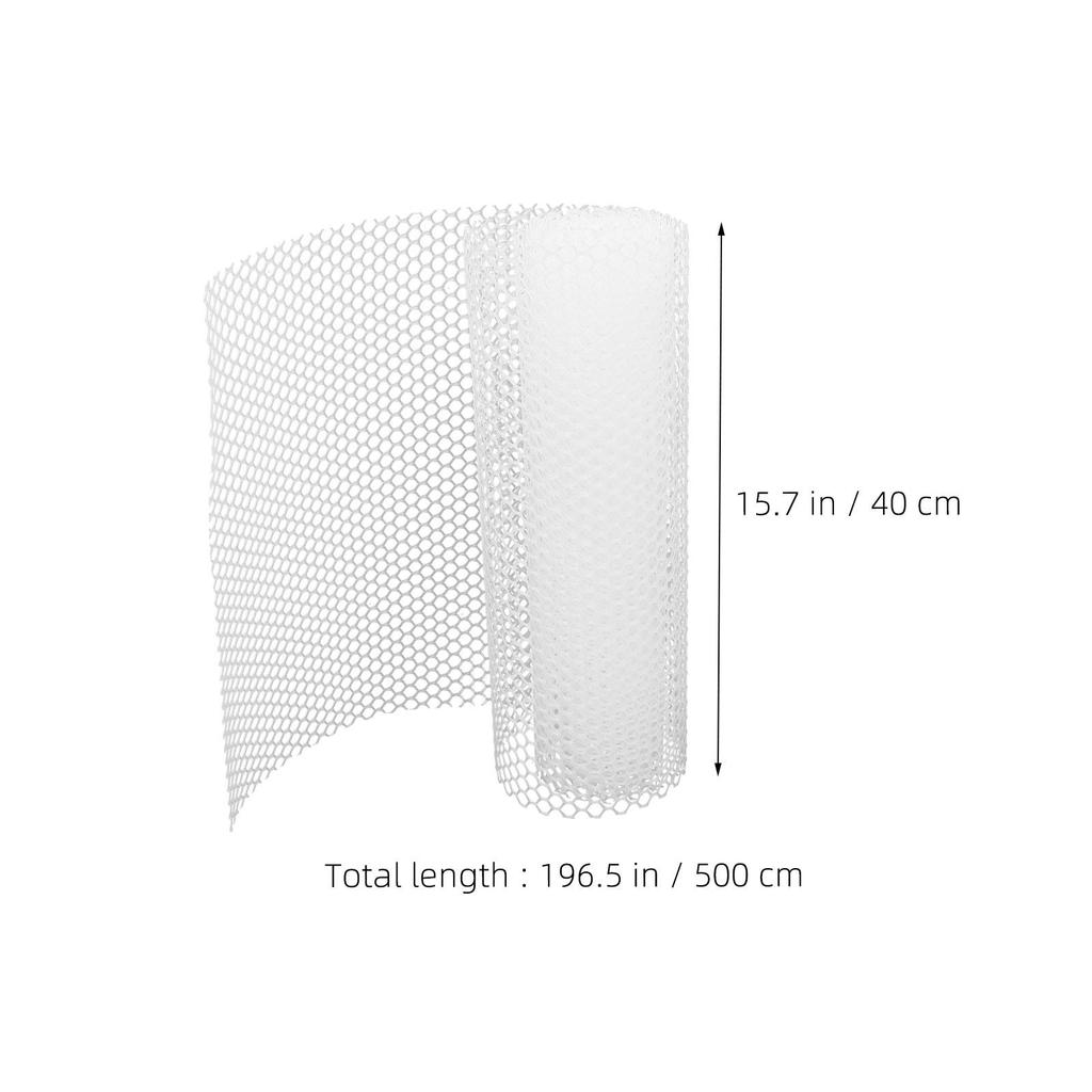 500cm Balcony Safety Netting Fence, Cat Dog Safety Net Pet Proof Barrier Net, White Plastic Chicken Wire Mesh Fencing