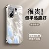 Applicable To Vivo S30 Mobile Phone Case S30promini New Feather Yarn Pattern S20 Ice-sensitive Crystal Transparent Heat Dissipation Glass S20