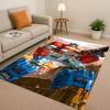 3D T-Transformers Optimus Prime Bumblebee Cartoon Living Room Non-Slip Area Rug Carpet For Bedroom Sofa,Easy Clean Home Doormat