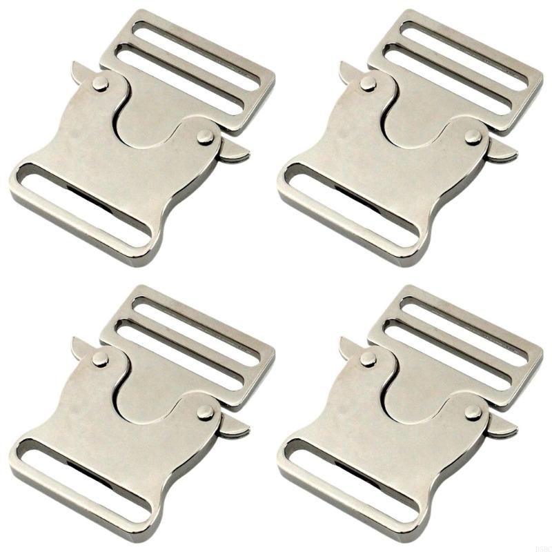 4 Pcs Quick Release Clip Easy to Use Webbing Bag Clip For Backpacks Repair Dog Leashes And Crafting