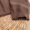 New Style Women's Combed Cotton Half-Zip Knit Pullover Sweater Base Layer