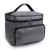 Portable Folding Large Capacity Makeup Bag For Women With Elegant Geometric Patterns In Various Colors