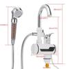 3000W Instant Hot Water Tap LCD Temp Display 360 Degree Rotation Electric Faucet Tap Hot Water Heater Showerhead Optional 220V/50HZ