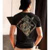 MenS Heavy Duty Tactical TShirt Black Combat Shirt Stand Up Make Way Soldier Skull Graphic Printed On Back Exuding Suitable