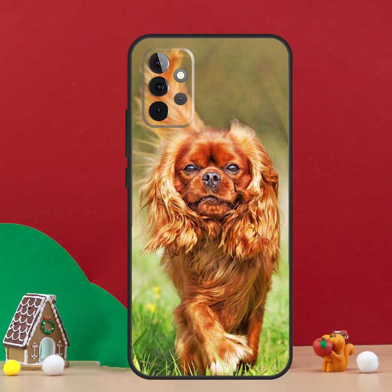 Cavalier King Charles Spaniel Dog Case For Samsung Galaxy A17 A06 A16 A56 A36 A54 A34 A14 A52 A32 A13 A23 A33 A53 A15 A35 A55