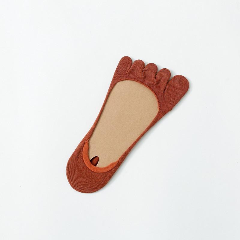 Doiaeskv Damen Zehensocken Hausschuhe Sommer Herbst Mode Kurze Socken Damen Baumwolle Füßlinge Damen Fünf-Zehen-Socken