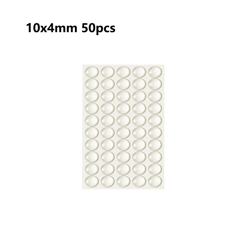 Strong Self-Adhesive Clear Door Stopper Rubber Damper Buffer Cabinet Bumpers Furniture Dots Cushion Protective Pads Tiny Bumpons